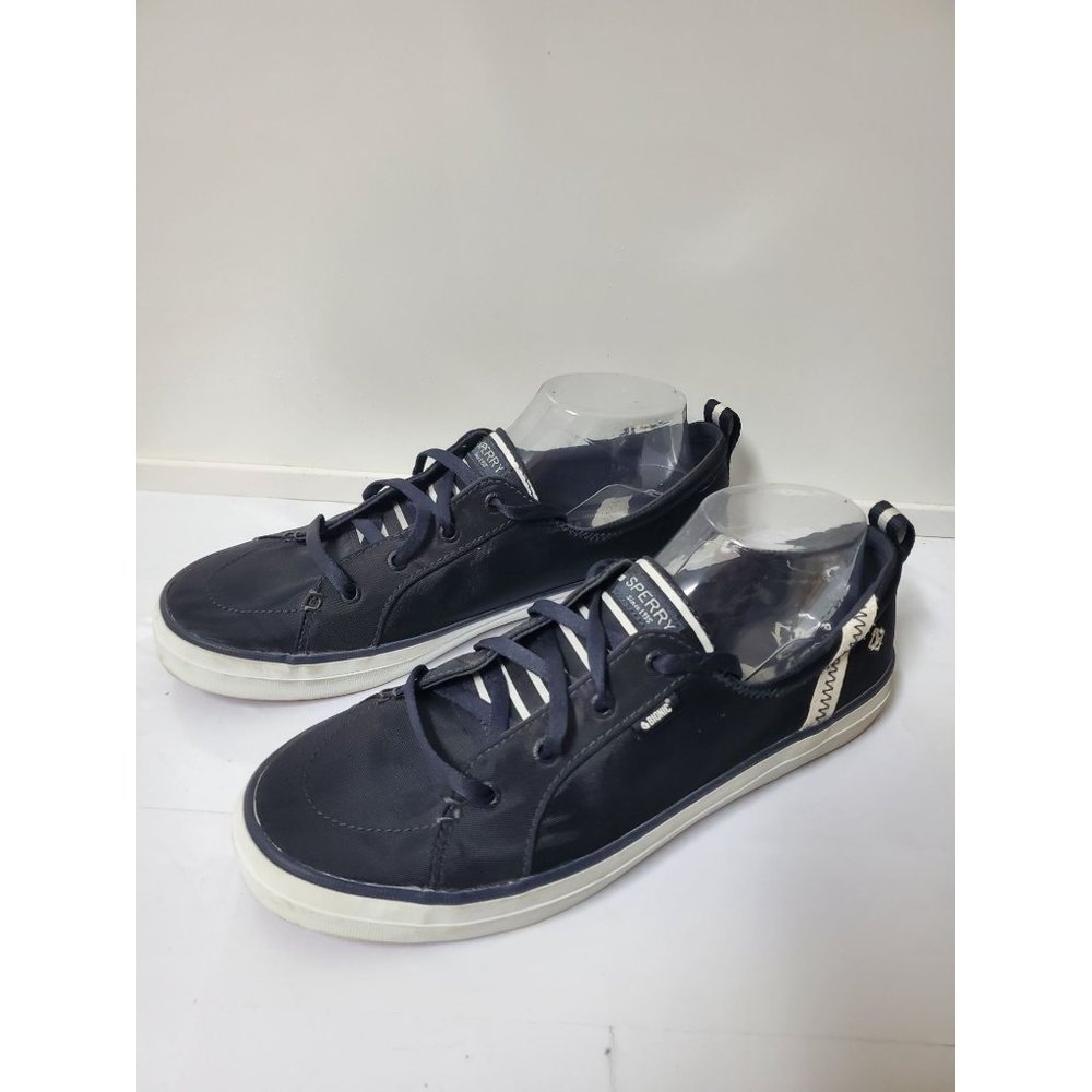 SPERRY Crest Vibe Bionic Coastal Plastic Low Top Shoes Blue Womens 11
